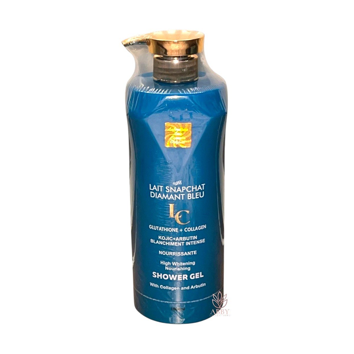 Lait Snapchat Diamant Bleu Lightening Moisturizing Body Wash Shower Gel 1000ml-Photoroom-Photoroom Lait Snapchat Diamant Bleu Shower Gel with Glutathione, Collagen, Kojic & Arbutin - Image 1
