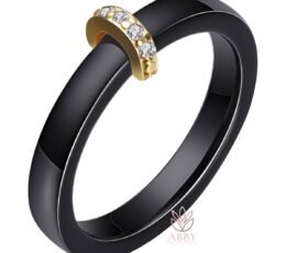 Ring, 18K Gold Plated Brass (Size 9)