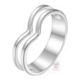 Ring, Stainless Steel (Size 8)
