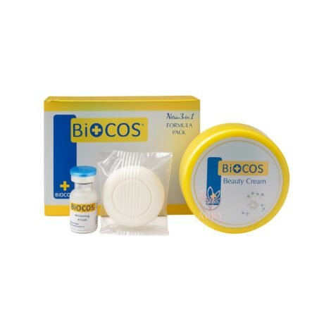 Biocos Beauty Cream with Emergency Whitening Serum & Soap