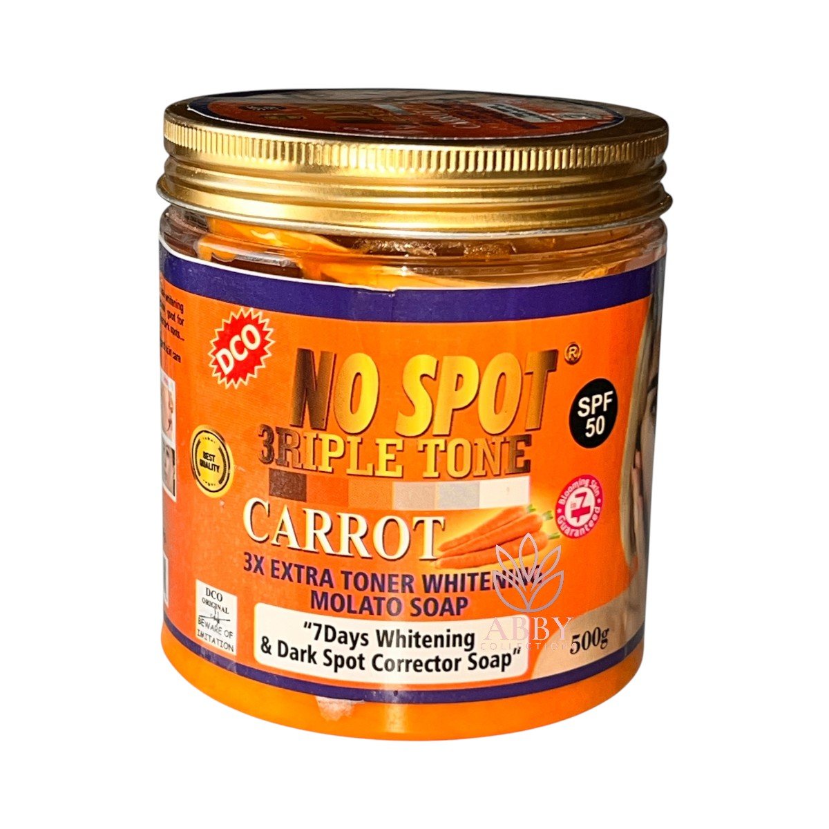 No Spot 3ripple Tone 3x Extra Toner Whitening Carrot Molato Soap 500g No Spot 3ripple Tone 3x Extra Toner Whitening Carrot Molato Soap - Image 1