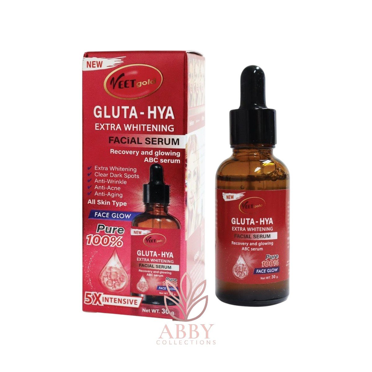 Veetgold Gluta HYA Extra Whitening Facial Serum 30G Veet Gold Gluta HYA Extra Whitening Facial Serum - Image 1