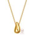 Necklace, 18K Gold Plated Steel