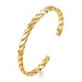 Bracelet, 18K Gold Plated Steel