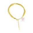 Bracelet, 18K Gold Plated Steel