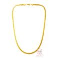 Necklace, 18K Gold Plated Steel