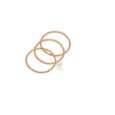 Bracelet, 18K Gold Plated Steel (3 Set)