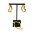 Luxurious 18k Gold Plated Earrings + 18k Gold Plated Pendant