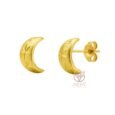 Earrings, 18K Gold Plated Steel