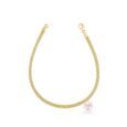 Necklace, 18K Gold Plated Steel