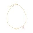 Necklace, 18K Gold Plated Steel Ring Keeper Necklaces