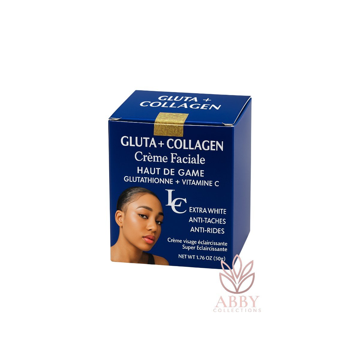 Gluta C + Collagen cre'me Faciale Hart de Game Glutathione + Vitamin C LC-Photoroom Lait Gluta C + Collagen Face Cream - Image 1