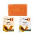 ✨ Effimax5 Q10 Exfoliating Brightening Soap with Papaya, Carrot, Ginseng & Vitamin C