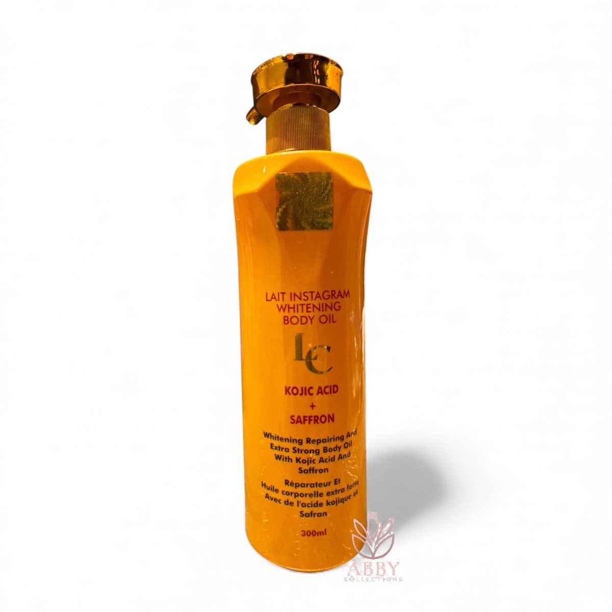 gg-Photoroom Lait Instagram Kojic Acid & Saffron Brightening Body Oil 300ml - Image 1