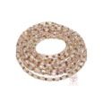 6-Piece Multicolour Crystal Stretch Waist Beads for Women – Elastic 39.5 cm