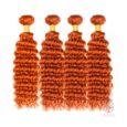 Skyline Deep Wave Human Hair Extensions 4 Bundles – Copper Red / #350 – 16", 18", 20"
