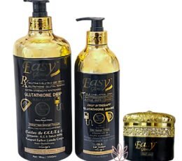 Easy Glow Lightening & Half Cast Skincare Set – Body Milk, Face Cream & Exfoliating Body Wash (3-Piece Set)