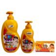 Unique Kids & Teens Vitamin C Skincare Set – Lotion, Shower Gel & Bar Soap (3-Piece Set)