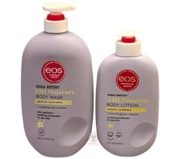 EOS Evolution Of Smooth Shea Better Vanilla Cashmere Body Care Set – Body Wash & Body Lotion (2-Piece Set)