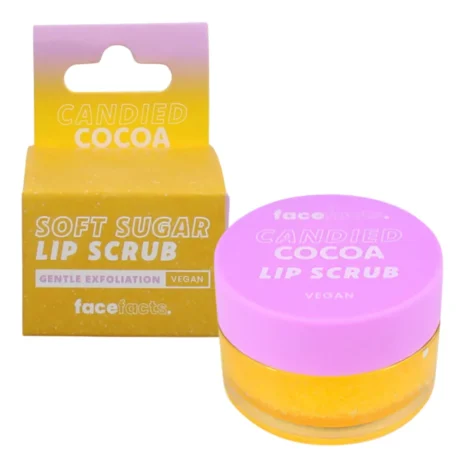 🍫 Face Facts Soft Sugar Lip Scrub – Candied Cocoa 10ml