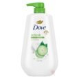 🛁 Dove Refreshing Body Wash Cucumber & Green Tea With Pump 995ml