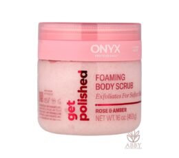 🌹 Onyx Professional Get Polished Foaming Body Scrub – Rose & Amber 453ml