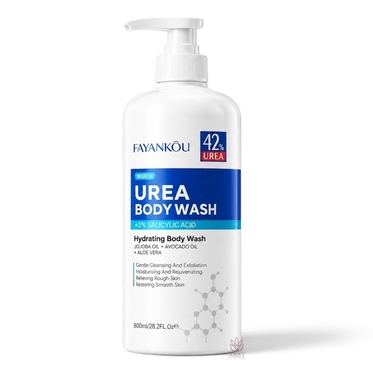 GLOW (11) FAYANKOU Urea Body Wash 800ml - Image 1