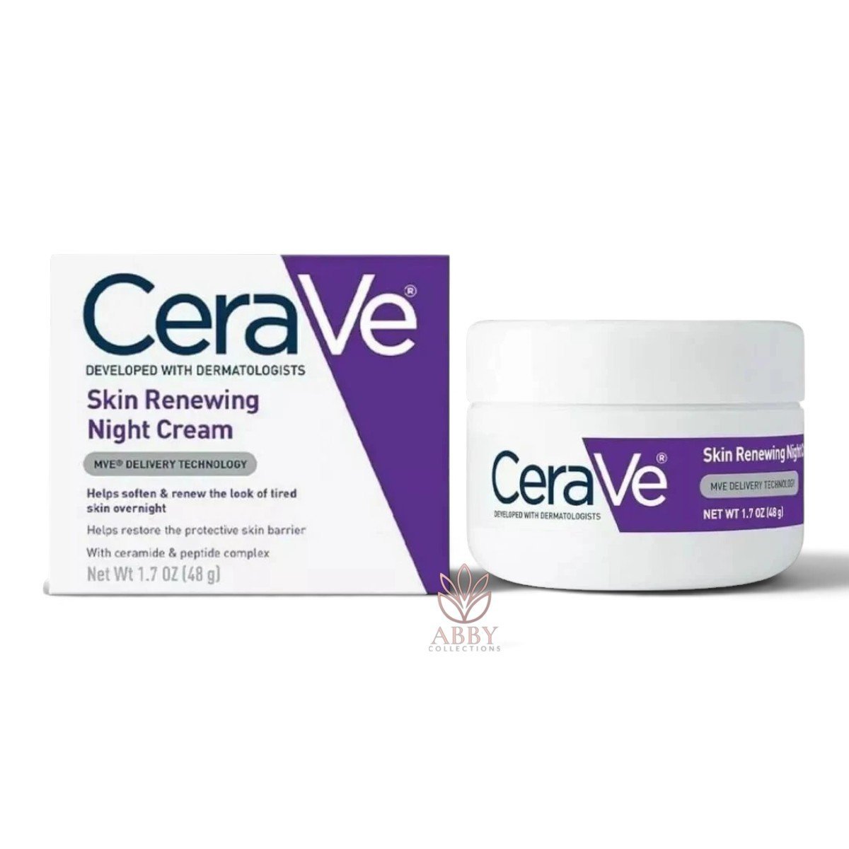 ceraved CeraVe Skin Renewing Night Cream 48ml - Image 1